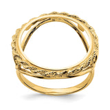 18 mm 14k Yellow Gold coin bezel for 18 mm Coin — additional image