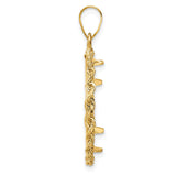 19 mm 14k Yellow Gold coin bezel for 19 mm Coin — alternate view