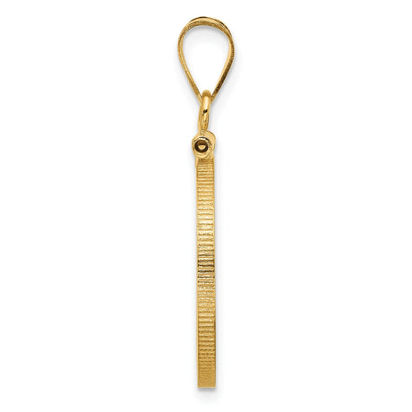 19 mm 14k Yellow Gold coin bezel for 19 mm Coin — alternate view