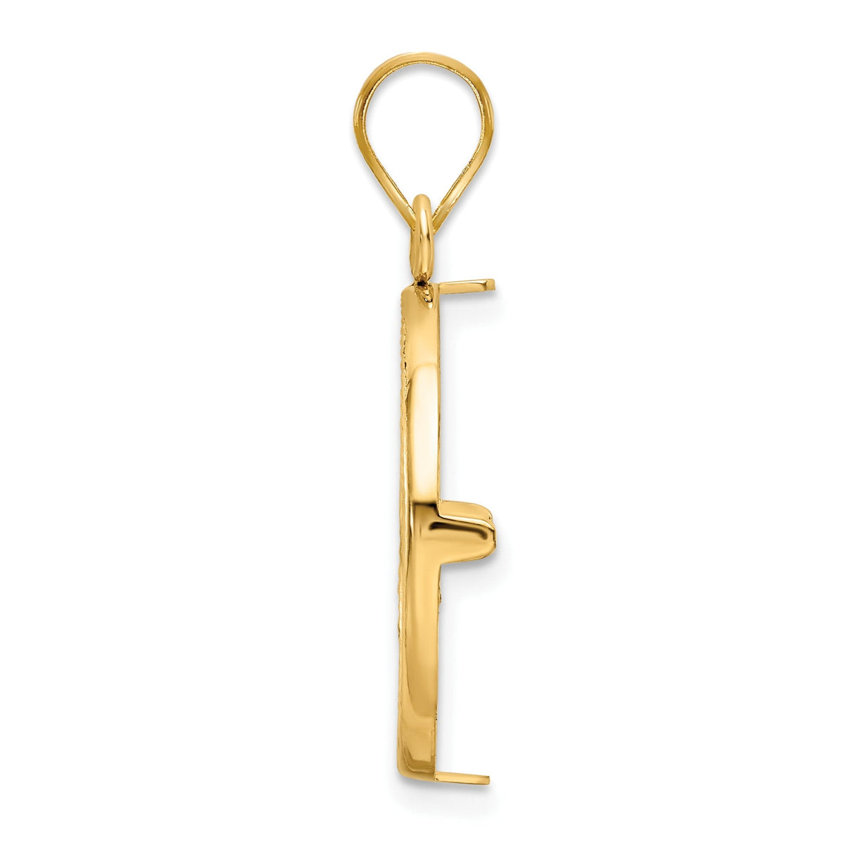20 mm 14k Yellow Gold coin bezel for 19.5 mm Coin — alternate view