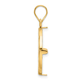 20 mm 14k Yellow Gold coin bezel for 19.5 mm Coin — alternate view