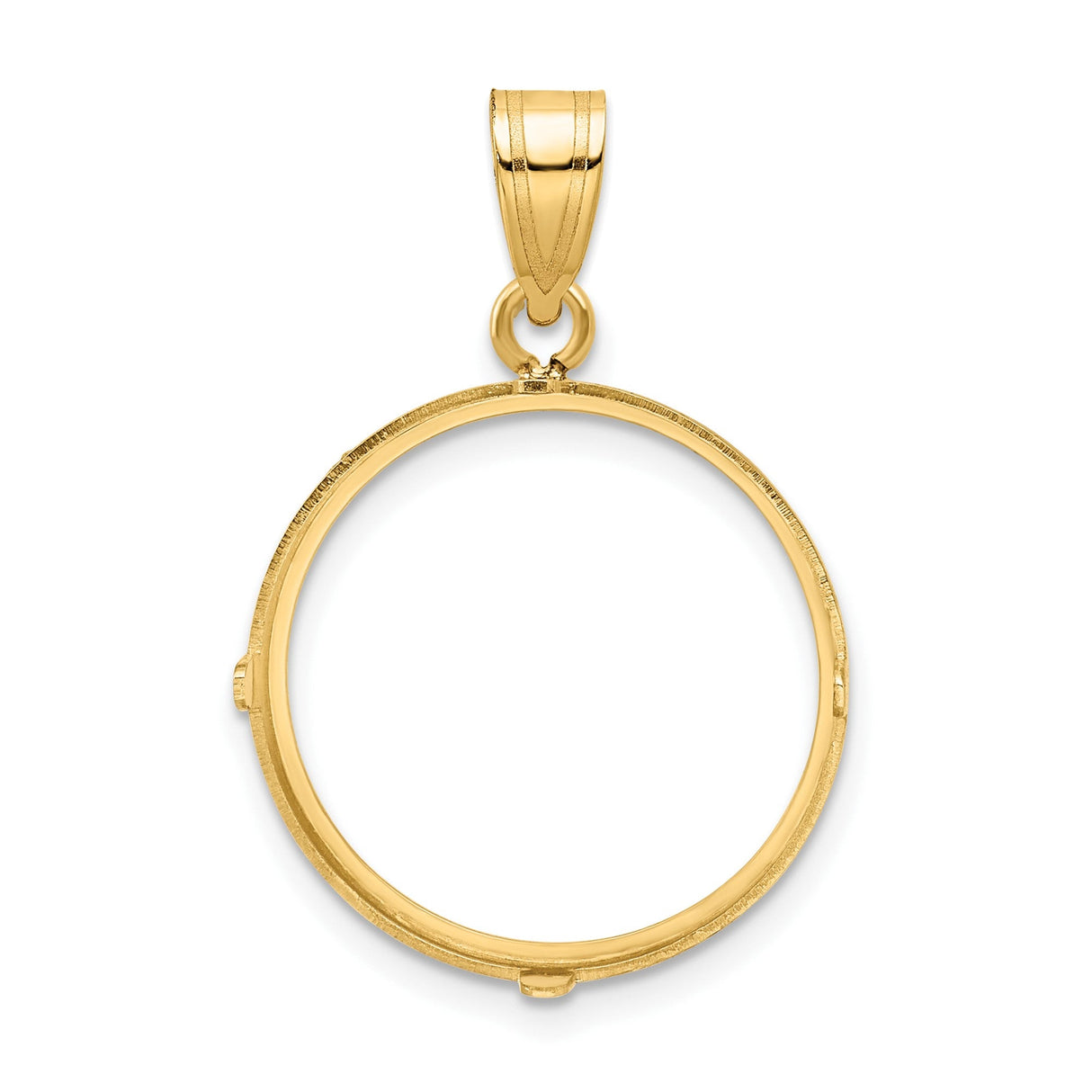 20 mm 14k Yellow Gold coin bezel for 19.5 mm Coin — additional image