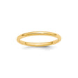 10k Yellow Gold Comfort Fit, Lightweight wedding band ring
