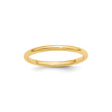 10k Yellow Gold Comfort Fit, Lightweight wedding band ring