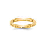 10k Yellow Gold Comfort Fit, Lightweight wedding band ring
