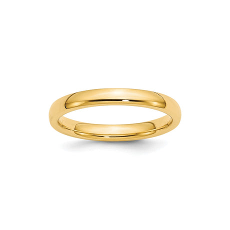 10k Yellow Gold Comfort Fit, Lightweight wedding band ring