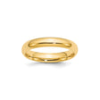 10k Yellow Gold Comfort Fit, Lightweight wedding band ring