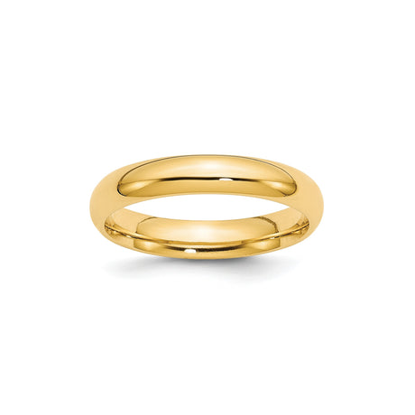 10k Yellow Gold Comfort Fit, Lightweight wedding band ring