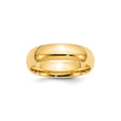 10k Yellow Gold Comfort Fit, Lightweight wedding band ring