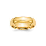 10k Yellow Gold Comfort Fit, Lightweight wedding band ring