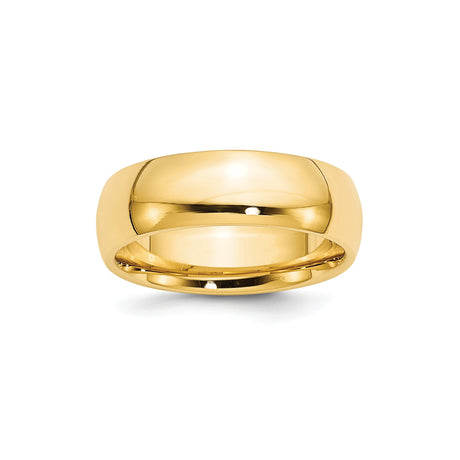 10k Yellow Gold Comfort Fit, Lightweight wedding band ring