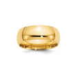 10k Yellow Gold Comfort Fit, Lightweight wedding band ring