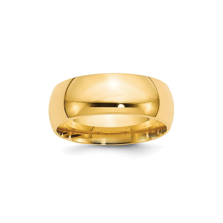 10k Yellow Gold Comfort Fit, Lightweight wedding band ring