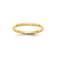 10k Yellow Gold Comfort Fit, Lightweight wedding band ring