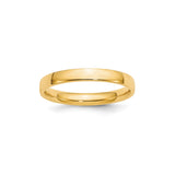 10k Yellow Gold Comfort Fit, Lightweight wedding band ring
