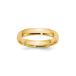 10k Yellow Gold Comfort Fit, Lightweight wedding band ring