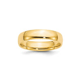 10k Yellow Gold Comfort Fit, Lightweight wedding band ring