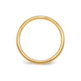 10k Yellow Gold Milgrain, Comfort Fit wedding band ring alternate angle