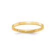 10k Yellow Gold Flat, Comfort Fit wedding band ring