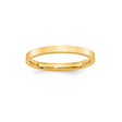 10k Yellow Gold Flat, Comfort Fit wedding band ring