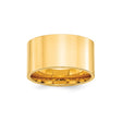 10k Yellow Gold Flat, Comfort Fit wedding band ring