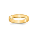 10k Yellow Gold Flat wedding band ring