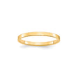 10k Yellow Gold Flat, Lightweight wedding band ring