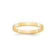 10k Yellow Gold Flat, Lightweight wedding band ring