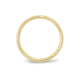 10k Yellow Gold Knife Edge, Comfort Fit wedding band ring alternate angle