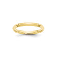 10k Yellow Gold Knife Edge, Comfort Fit wedding band ring