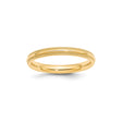 10k Yellow Gold Milgrain, Comfort Fit wedding band ring