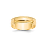 10k Yellow Gold Milgrain, Lightweight wedding band ring