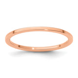 10k Rose Gold Flat wedding band ring