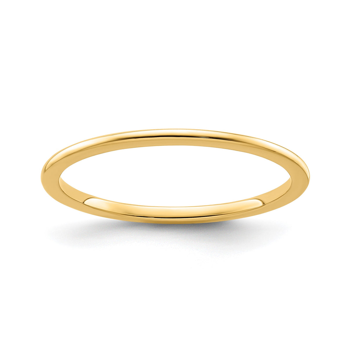 10k Yellow Gold Domed wedding band ring