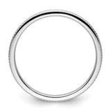 10k White Gold wedding band ring alternate angle