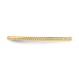 10k Yellow Gold wedding band ring detail view
