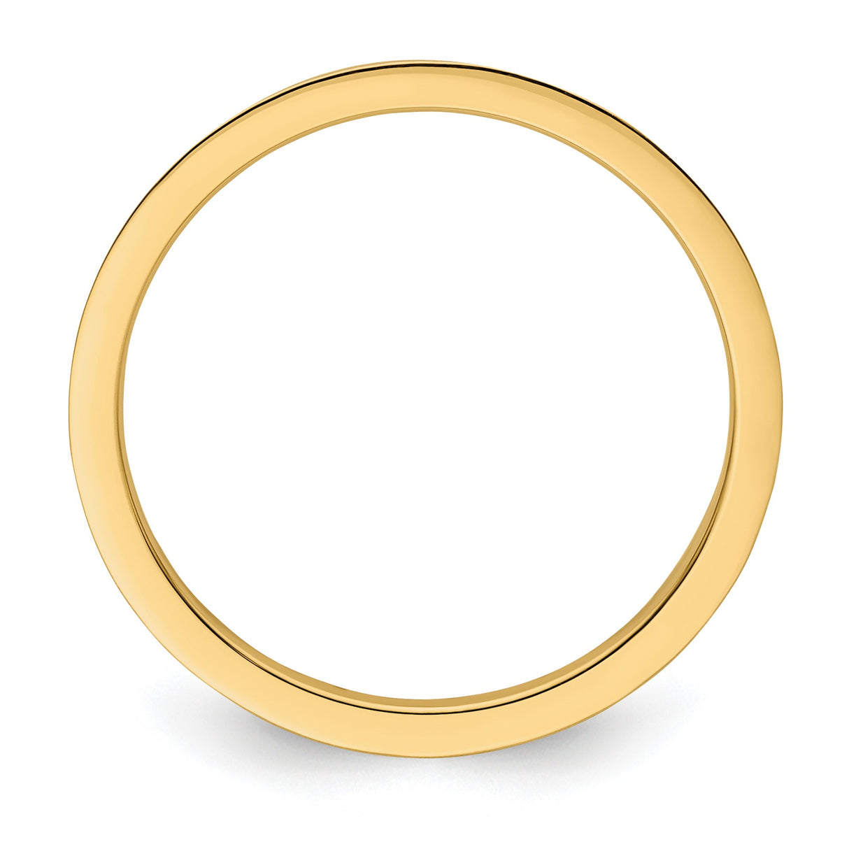 10k Yellow Gold wedding band ring alternate angle