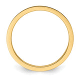 10k Yellow Gold wedding band ring alternate angle