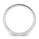 10k White Gold wedding band ring alternate angle