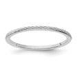 10k White Gold wedding band ring