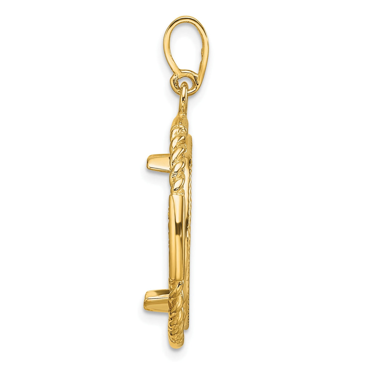 20 mm 14k Yellow Gold coin bezel for 20 mm Coin — alternate view