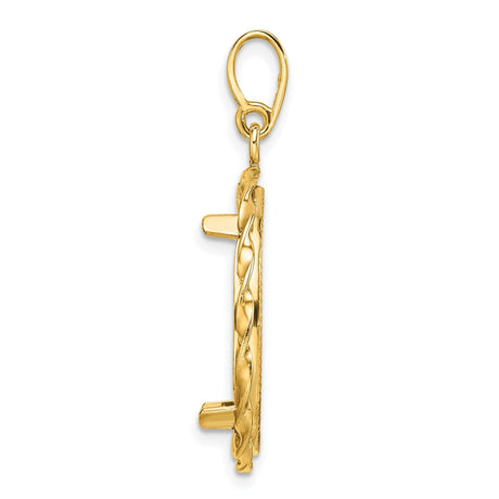 20 mm 14k Yellow Gold coin bezel for 20 mm Coin — alternate view