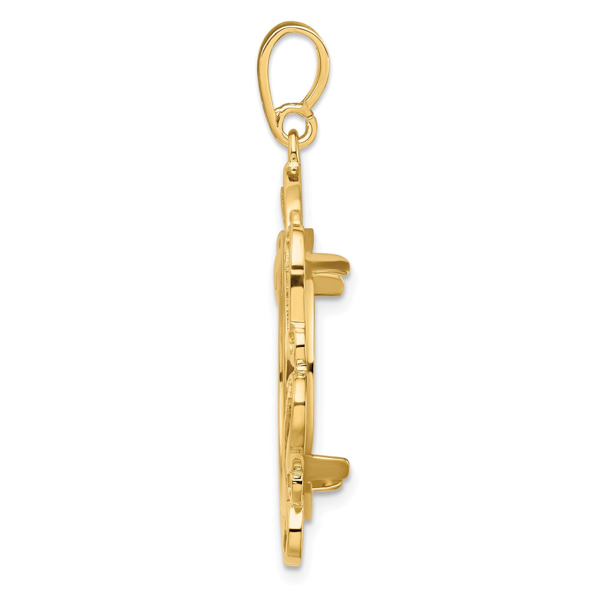 20 mm 14k Yellow Gold coin bezel for 20 mm Coin — alternate view