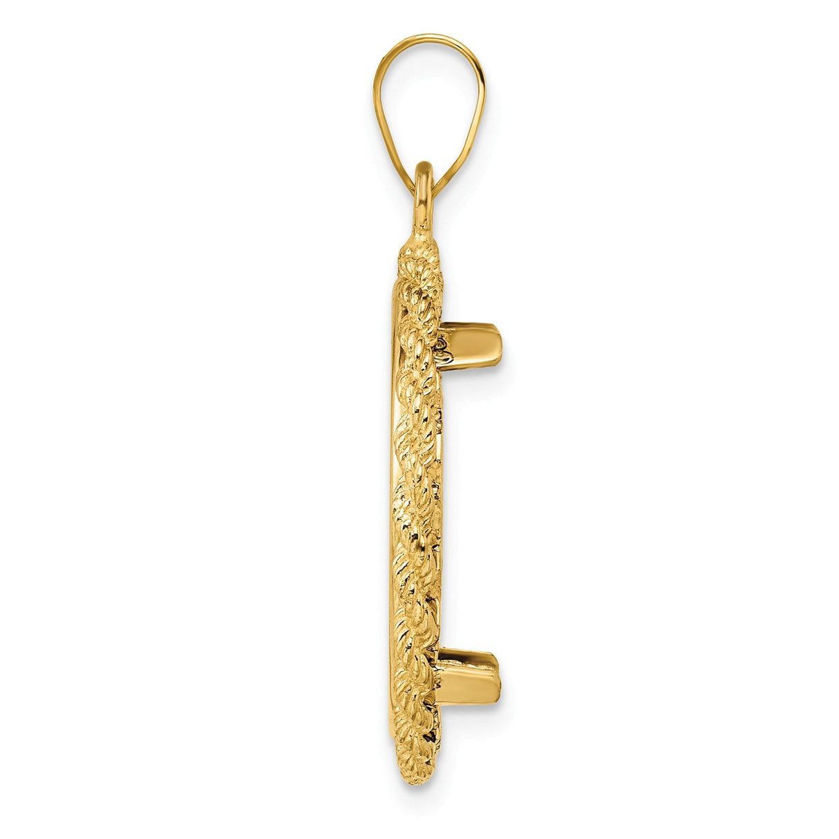 20 mm 14k Yellow Gold coin bezel for 20 mm Coin — alternate view