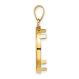 20 mm 14k Yellow Gold coin bezel for 20 mm Coin — alternate view