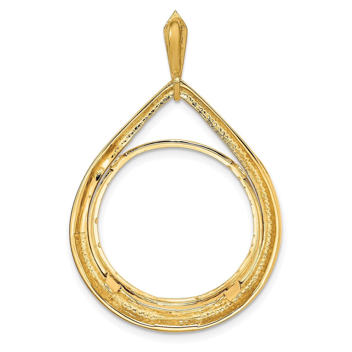 20 mm 14k Yellow Gold coin bezel for 20 mm Coin — additional image
