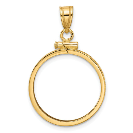 20 mm 10k Yellow Gold coin bezel for 20 mm Coin