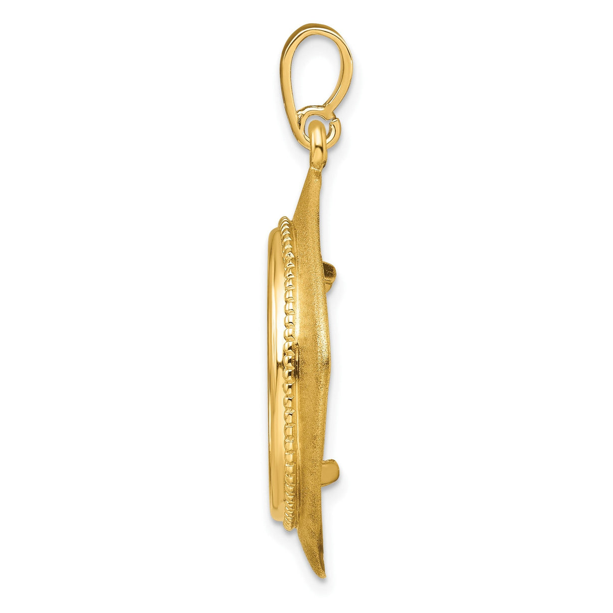 20 mm 14k Yellow Gold coin bezel for 20 mm Coin — alternate view