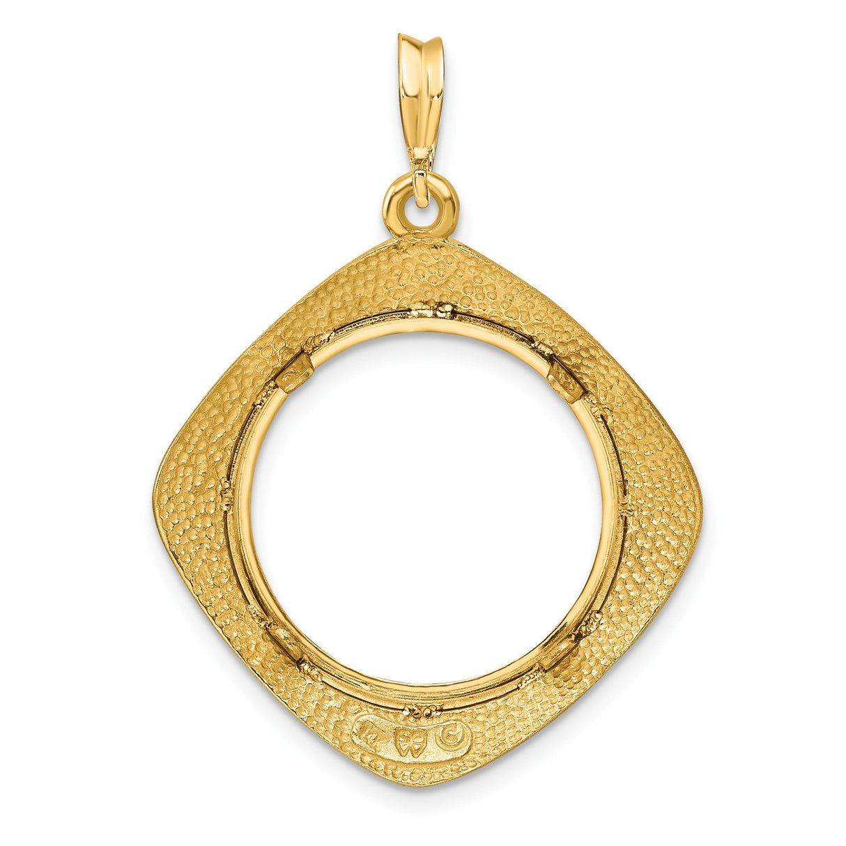 20 mm 14k Yellow Gold coin bezel for 20 mm Coin — additional image