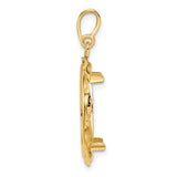 20 mm 14k Yellow Gold coin bezel for 20 mm Coin — alternate view